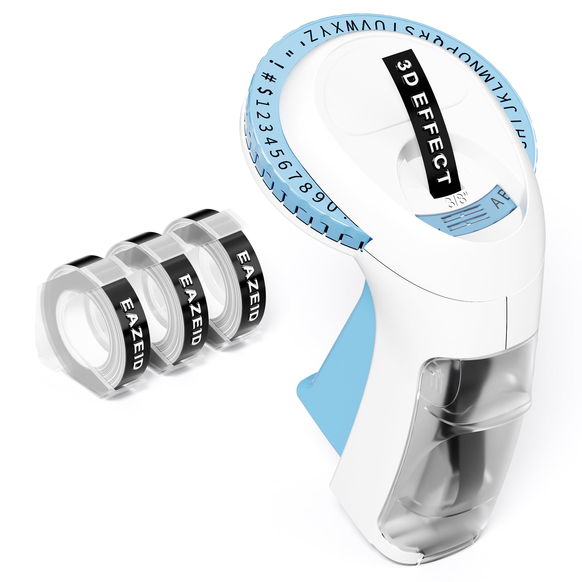 EazeID Label Maker Embossing, Embossed Vintage Label Maker with 3 - EazeID Official Product View 10