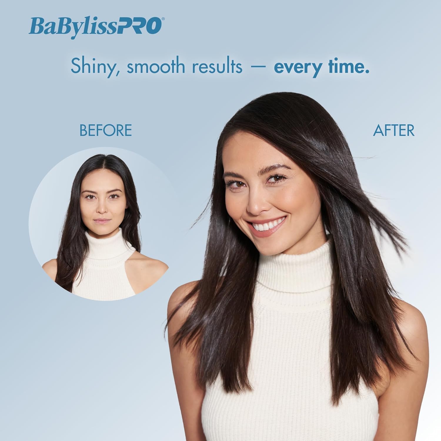 BaBylissPRO Nano Titanium Portofino professional hair dryer with 2000 watt power, featuring a sleek black design.
