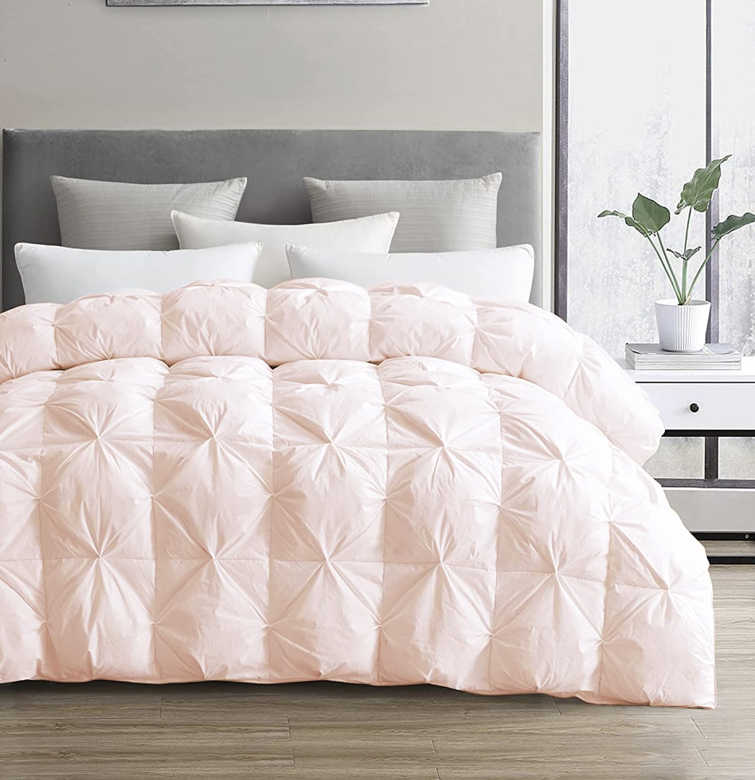 SLEEP-NEST Oversized King Comforter 132x120 Inch Hotel Luxury - Product Imagery