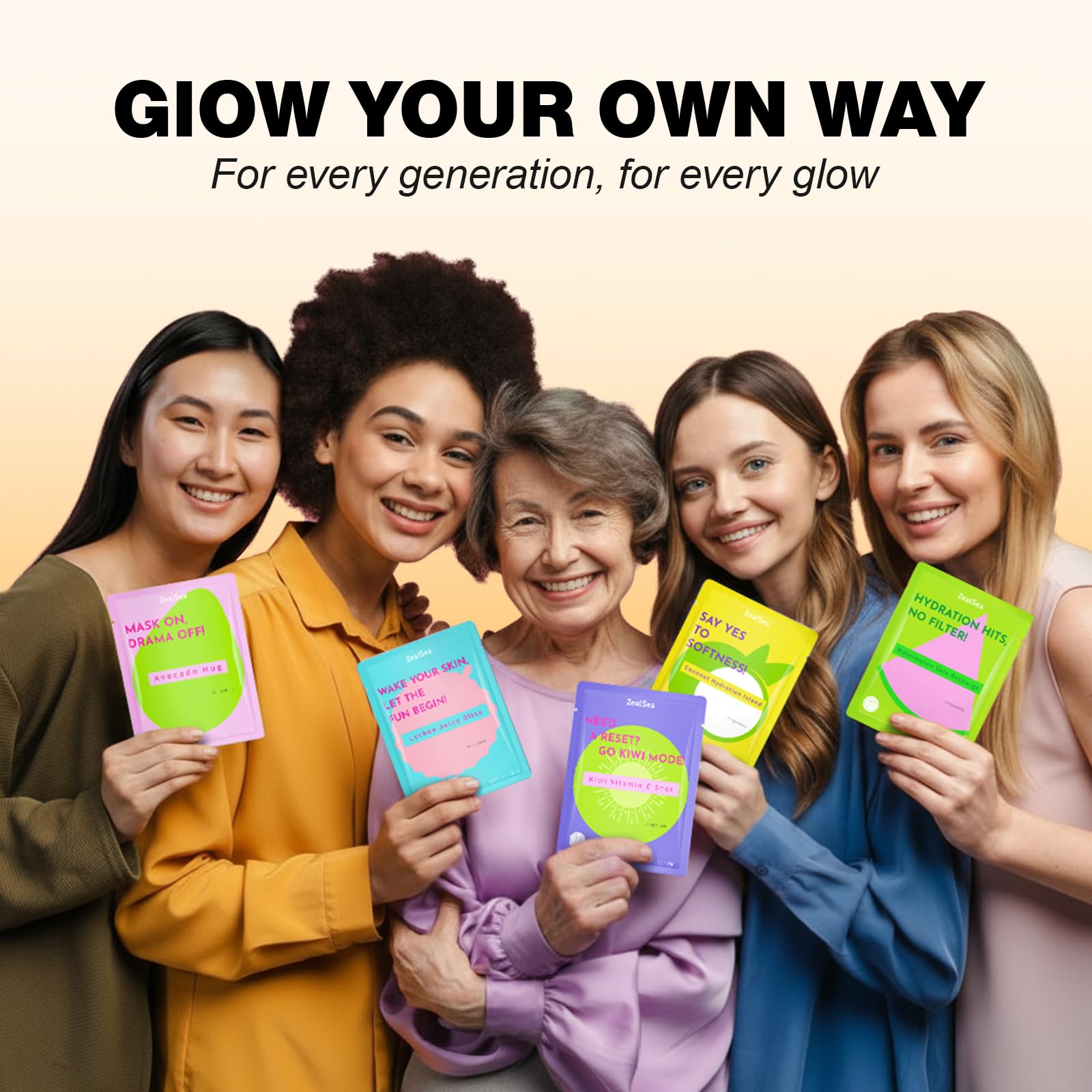 ZealSea EWG Face Mask Skincare Set, Spa Sleepover Party Gifts - ZealSea