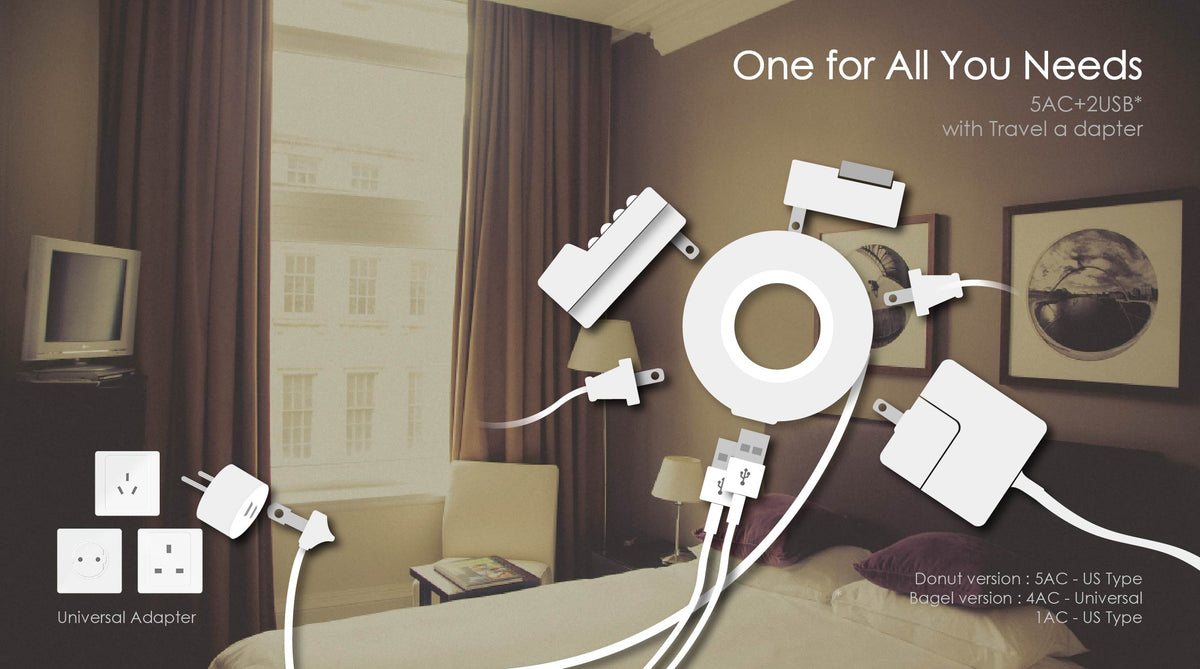 MOGICS Bagel Universal Power Strip - MOGICS Official Imagery - 8