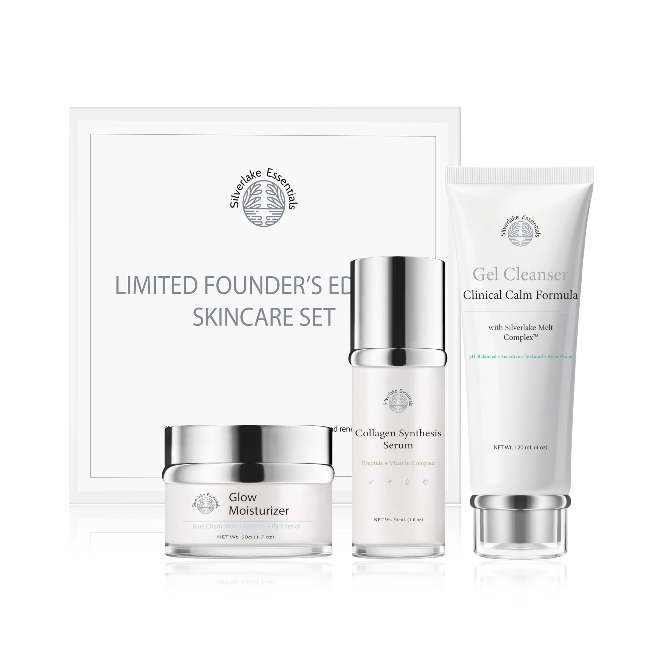 Limited Founder's Edition Skincare Set, 3-Step Ritual with - Silverlake Essentials