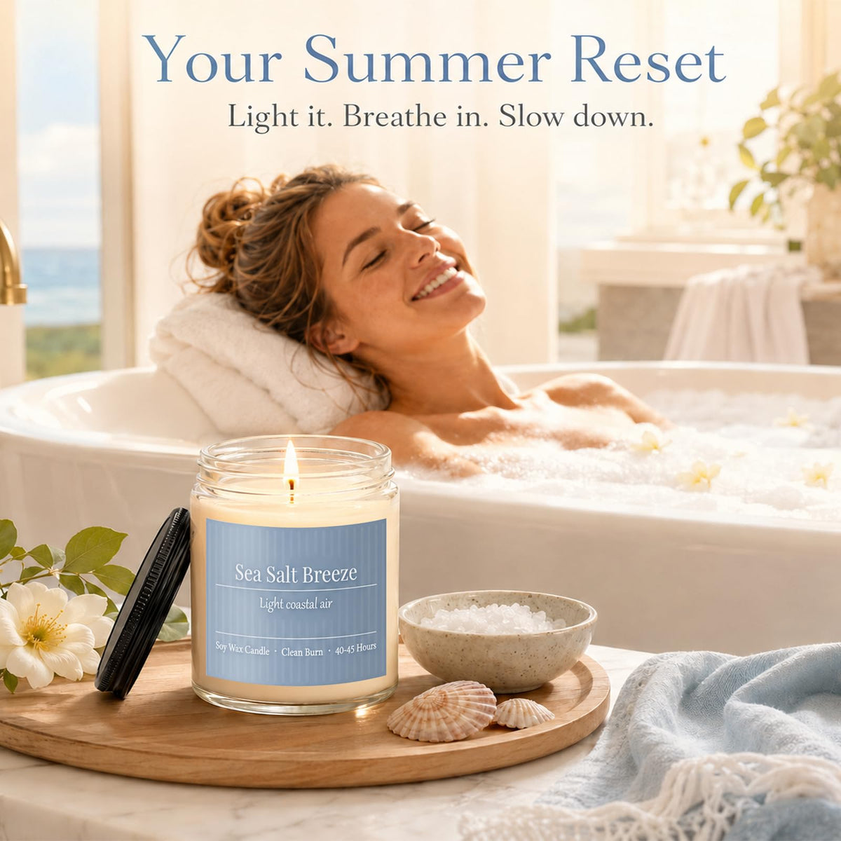 Scented Candles Gift Set 6 Pack Spring Summer Soy Wax - PELN Official Imagery - 7