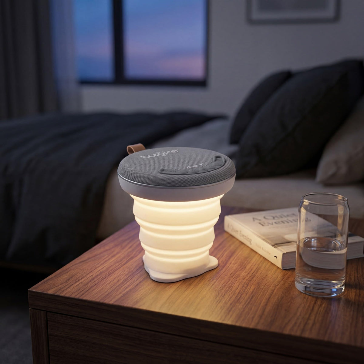 Foldable Bluetooth Speaker with Sleep Night Light Magnetic - bocoice Official Imagery - 6