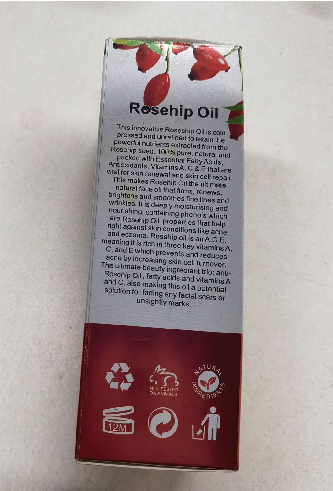 Onznoz Rosehip Oil for Face, Rose Hip Oil Organic Rosehip Seed Oil 100% Pure - Onznoz Official Product View 5
