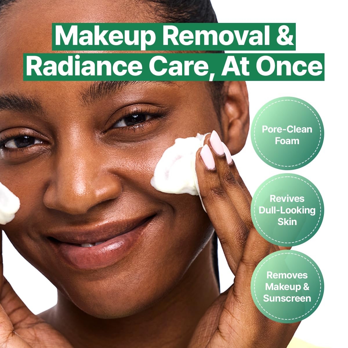 GOODAL Green Tangerine Vitamin C Cleansing Foam for - GOODAL Official Product Imagery - 4