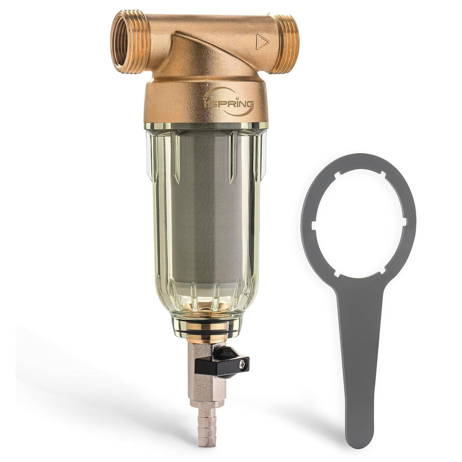 iSpring WSP-100 Whole House Spin Down Sediment Filter, 100 Micron - iSpring Official Product View 1