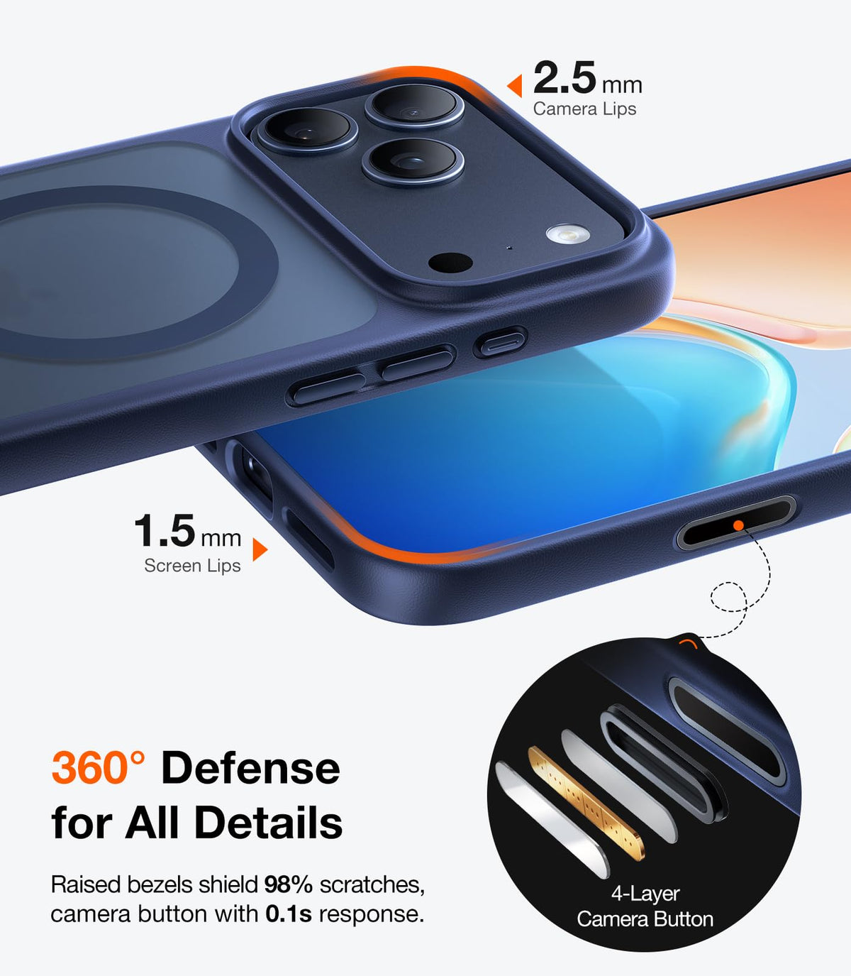TORRAS Stronger Magnetic Shockproof for iPhone 17 Pro Max - Premium Selection Official Imagery - 6