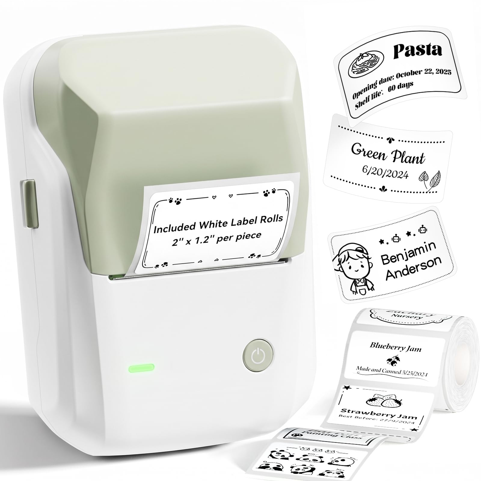 NIIMBOT B1 Label Maker, 2Inch Bluetooth Label Printer for Home, B by NIIMBOT - Angle View 10