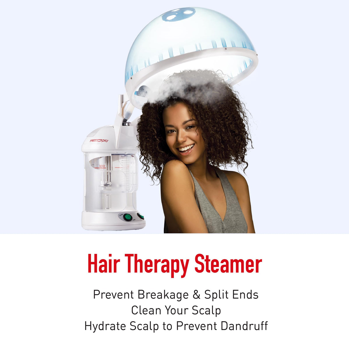 Red Pro Hair Therapy 2 in 1 Hair Steamer Facial Steamer for - RED Pro Official Imagery - 5