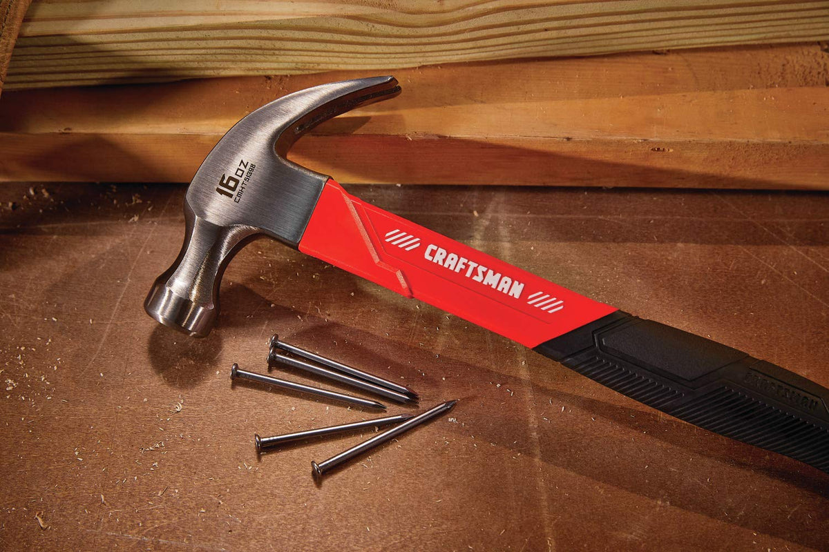 CRAFTSMAN Hammer Fiberglass 16 oz with Tape Measure Self - CRAFTSMAN Official Imagery - 3