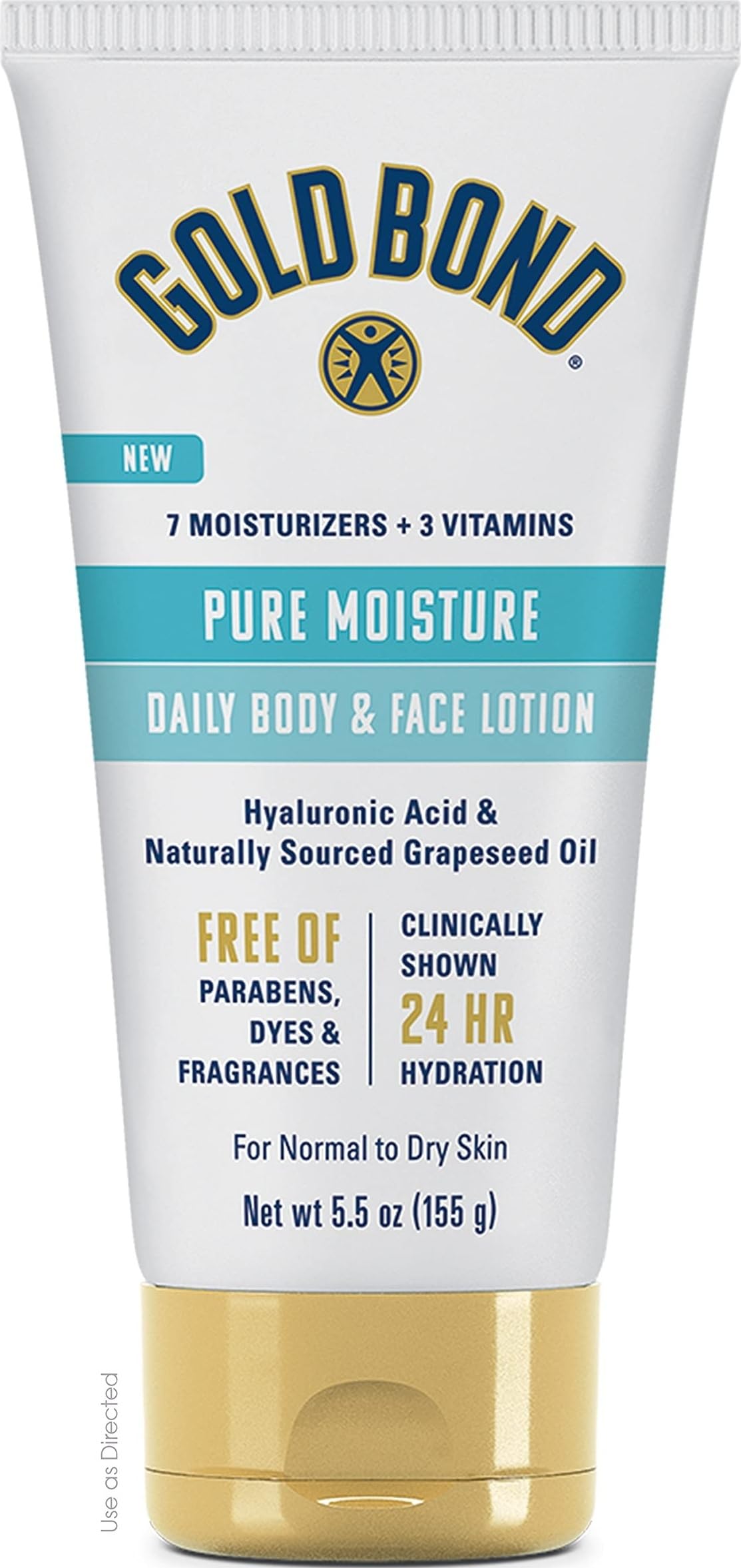 Gold Bond Pure Moisture Lotion, 5.5 oz., Ultra-Lightweight Face - Gold Bond