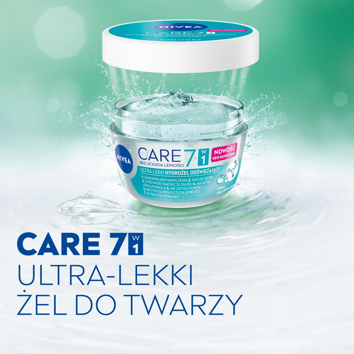 NIVEA Care Fresh Hydro Gel Facial Cream with Cucumber Juice - NIVEA Official Imagery - 6