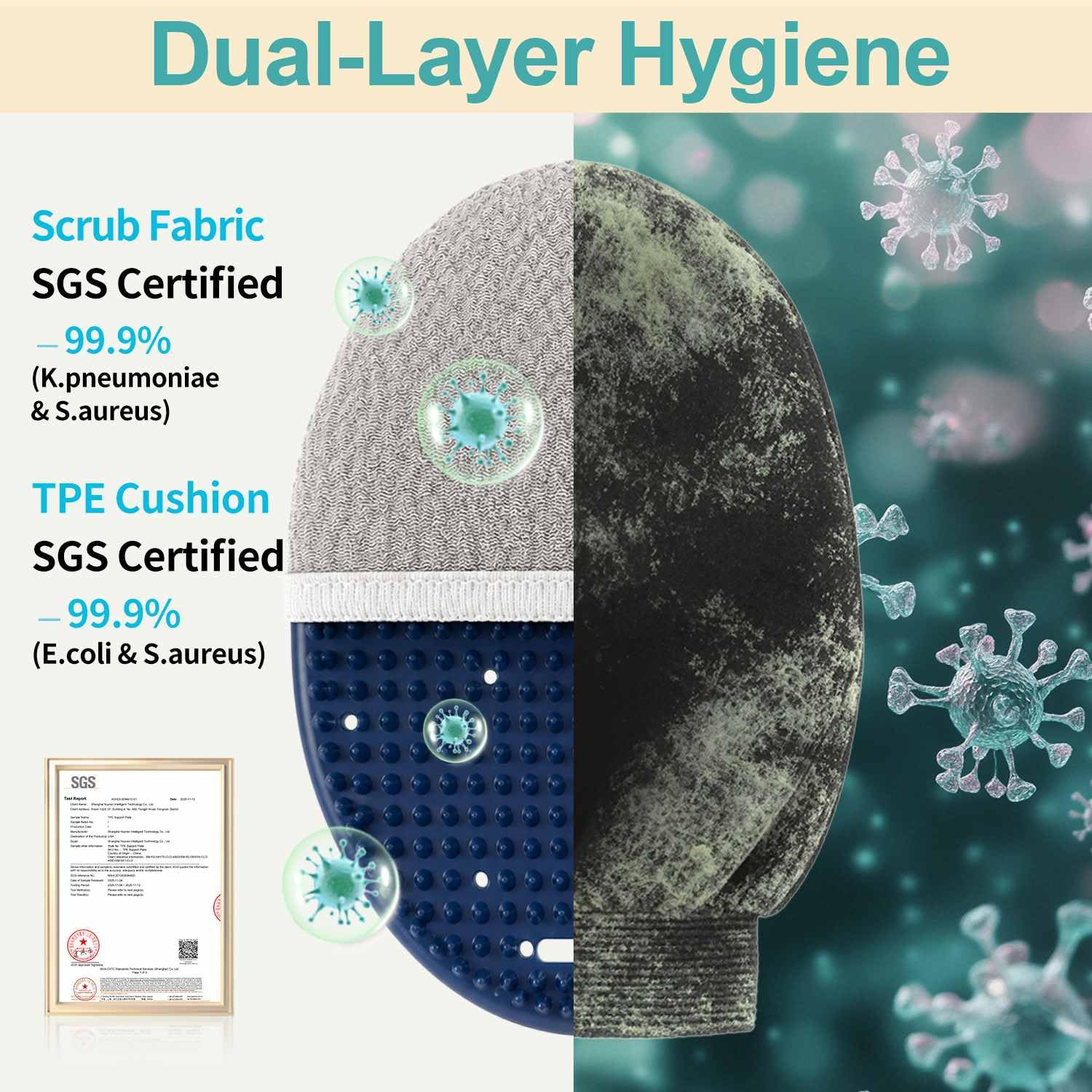 BUBBLEDANCE Body Scrubber – Replaces Exfoliating Glove, Deep Scrub - BUBBLEDANCE Official Product View 6