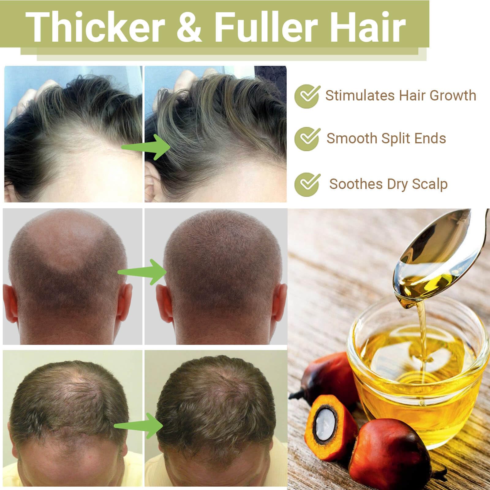Lampolar RAW Batana Oil for Hair Growth, Dr Sebi Organic Unrefined Batana Oil - Lampolar Official Product View 6
