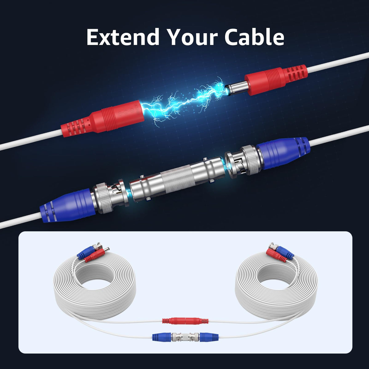 ANNKE 30M 100ft BNC Cable for CCTV Analog Wired Security - ANNKE Official Imagery - 8