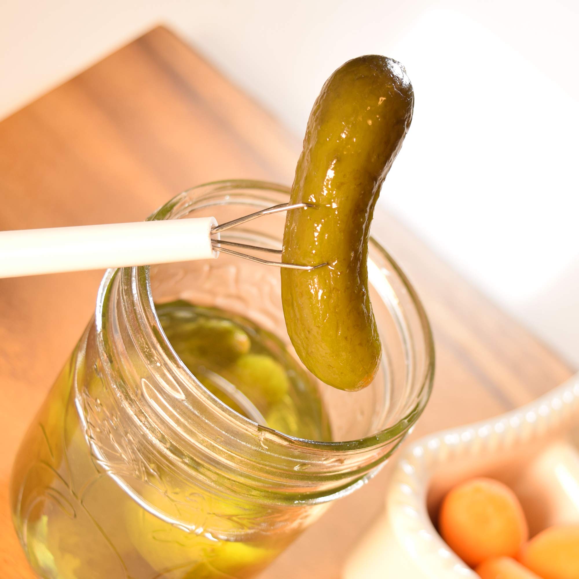 R&M Pickle Picker 8" – Long-Reach Kitchen Gadget for Removing Pickles, - View 4