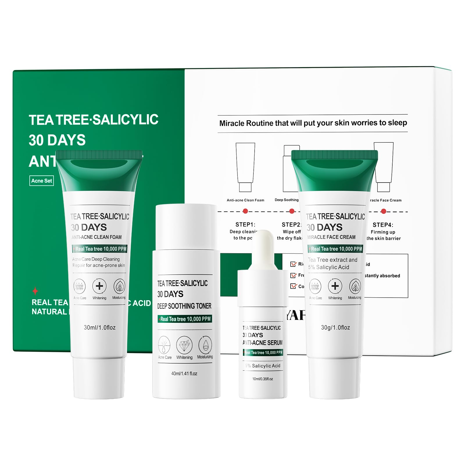 Facial Skin Care Sets &amp; kits Travel Mini Skincare Set, - YAFUSIPE