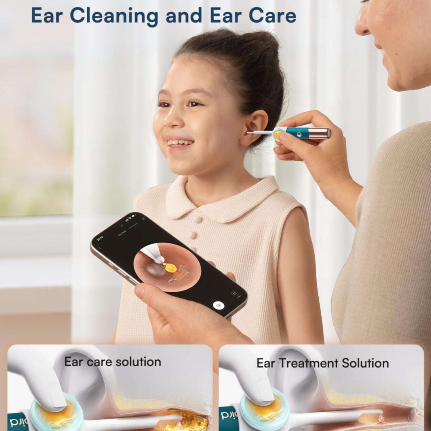 BEBIRD Ultra Ear Wax Removal Kit with 2K HD camera, visual ear cleaner and ear scope for safe ear cleaning.