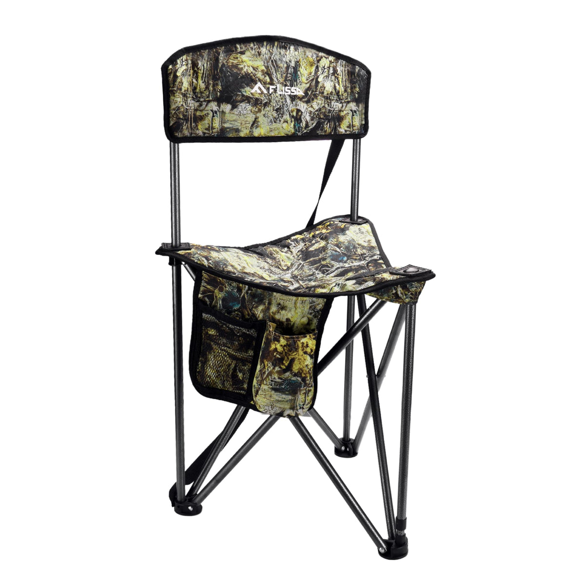 FLISSA Hunting Chair with Backrest Folding Tripod Hunting - FLISSA Official Imagery - 2