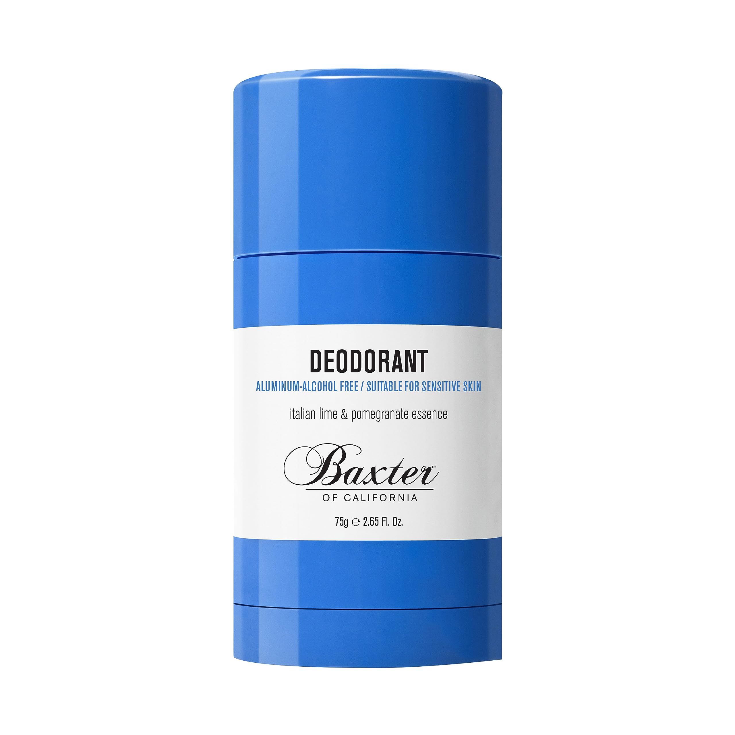 Baxter of California Deodorant, Aluminum & Alcohol-Free Clear Stick, Italian Lime and Pomegranate Essence, 2.65 Ounce