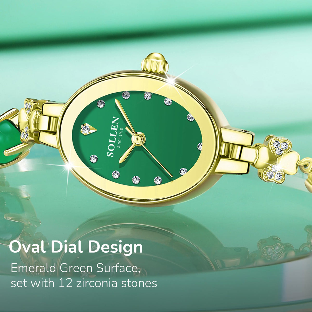 Women s Bracelet Watches Dainty Stylish Luxury Quartz - SOLLEN Official Imagery - 4