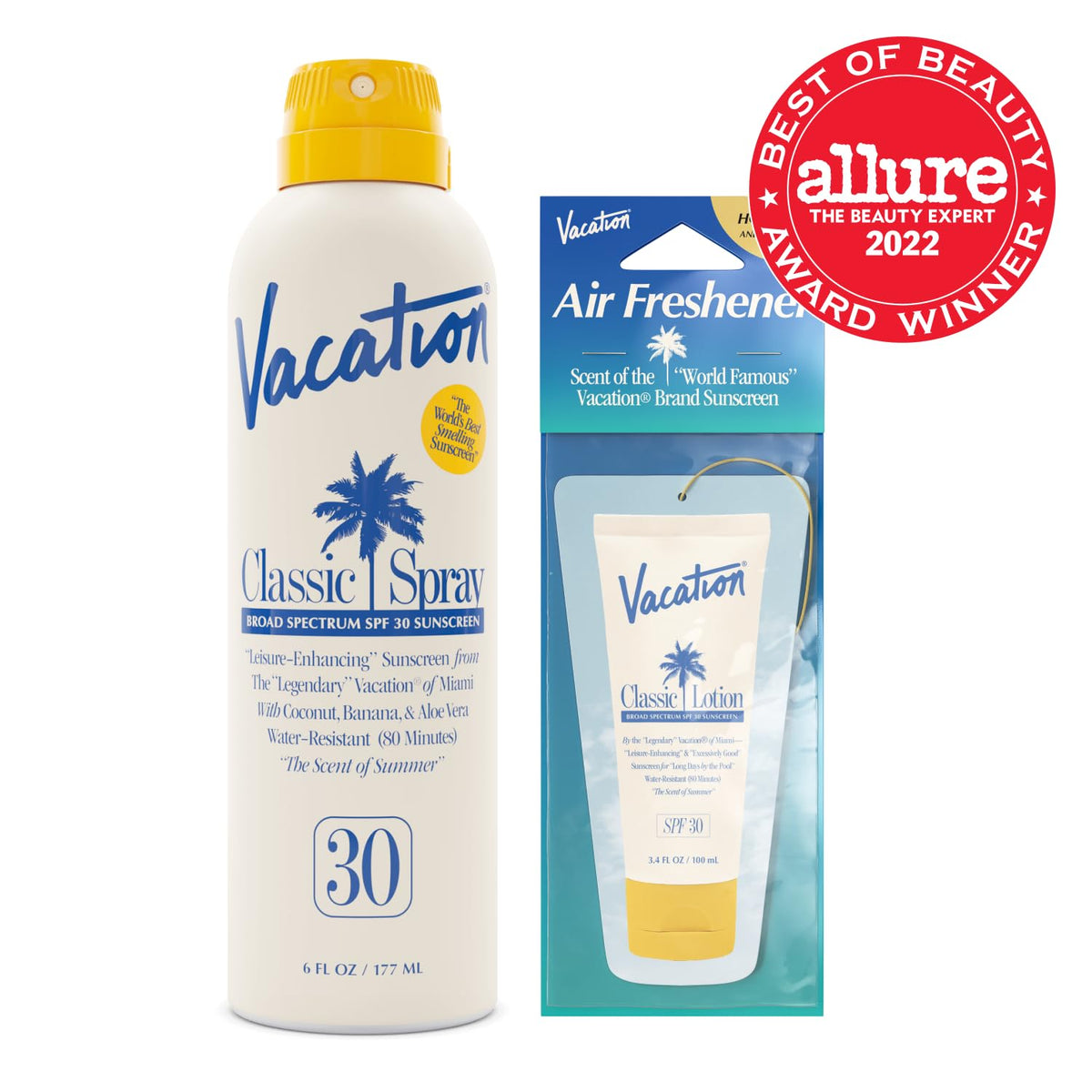 Vacation Classic SPF 30 Sunscreen Spray and Air Freshener - VACATION Official Imagery - 3