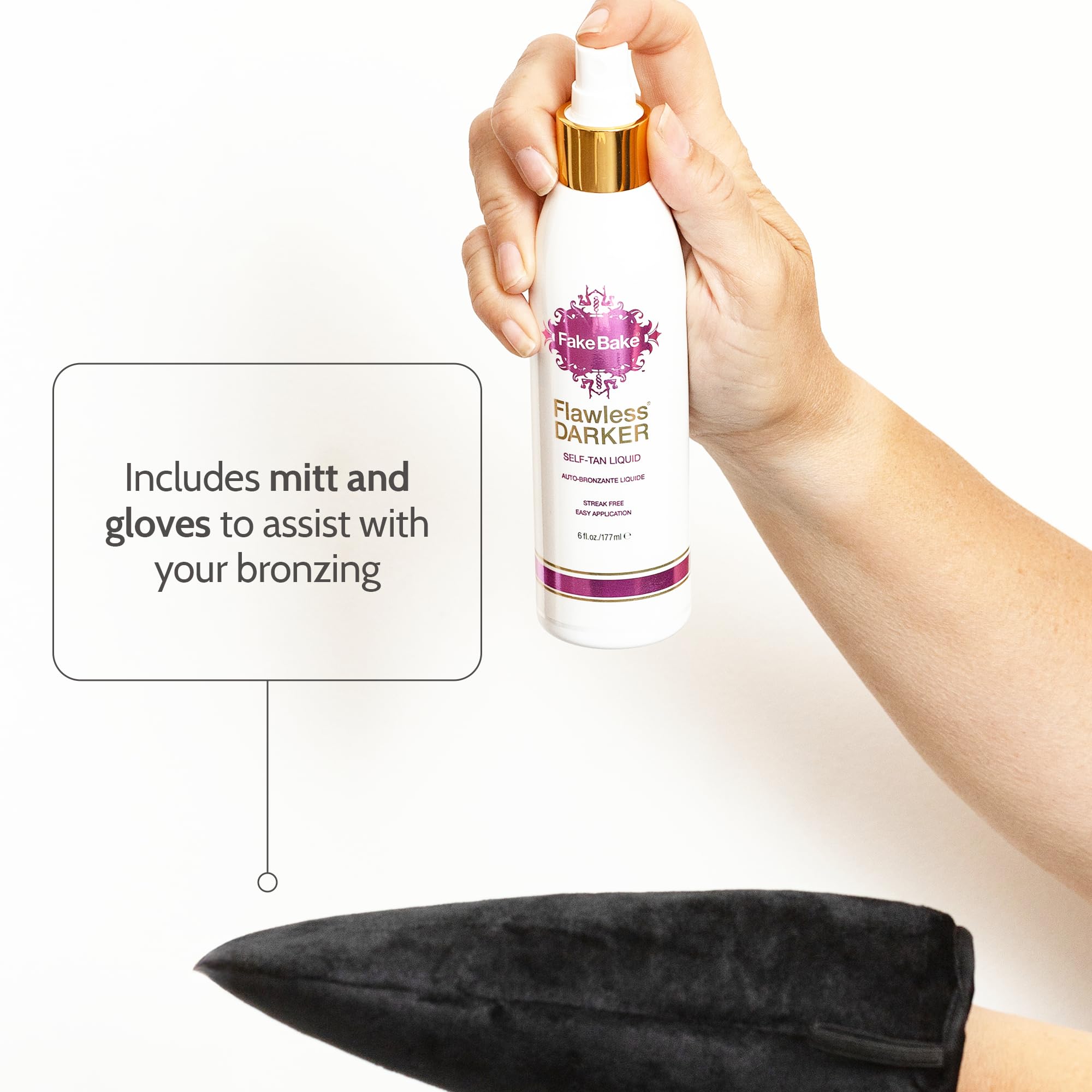Fake Bake Flawless Self Tanner Liquid | Long Lasting Fake Tan | 6 Oz - Fake Bake Official Product View 4
