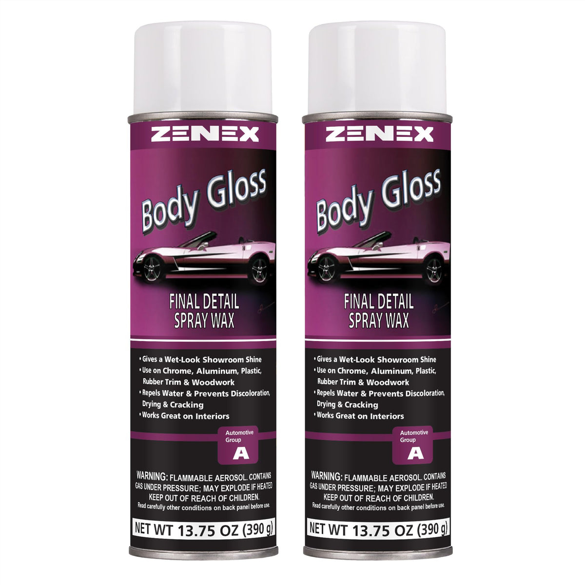 Zenex Body Gloss Final Detail Spray Wax - Zenex Official Imagery - 1
