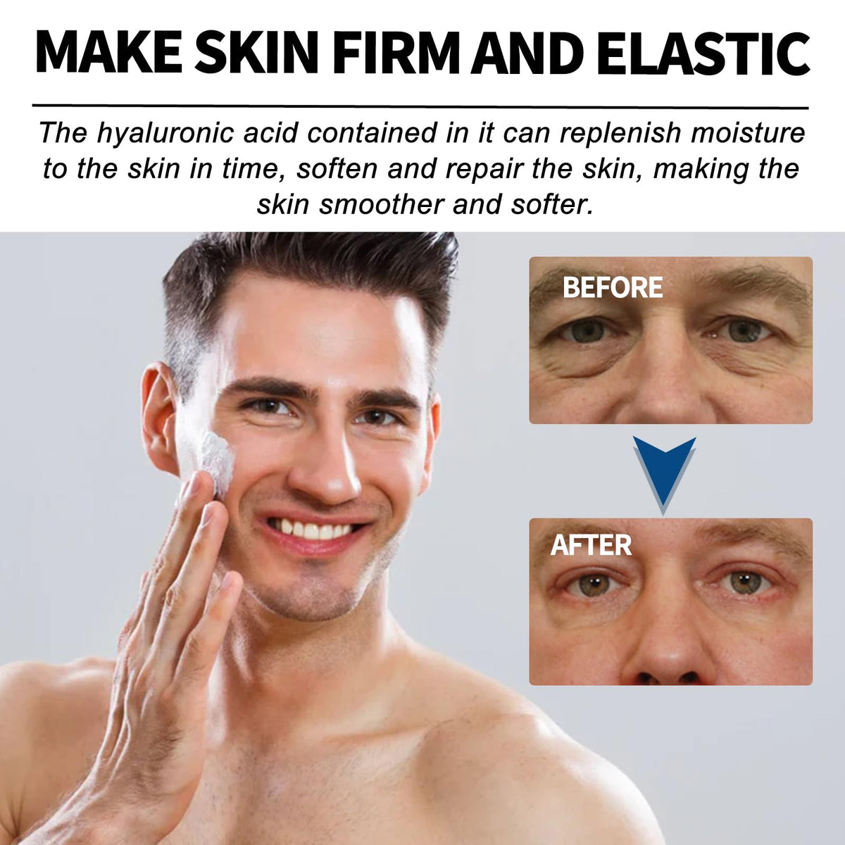 AMALIA Collagen Cream for Men Anti Aging Face Moisturizer - AMALIA Official Imagery - 4