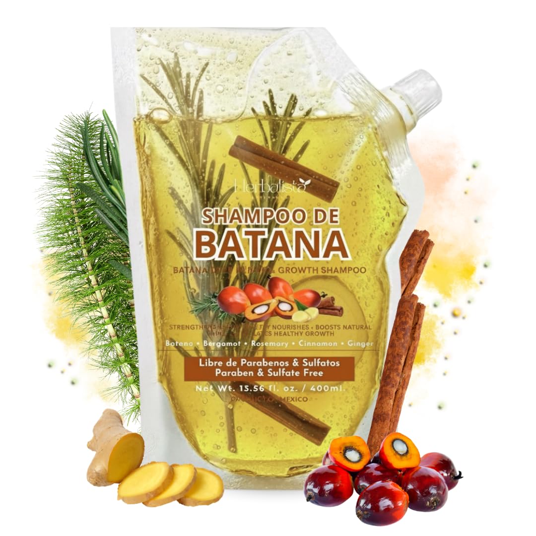 Herbalista 2 Pack Bundle - Viral Batana Oil Herbal Shampoo Pouch 400ml - View 3