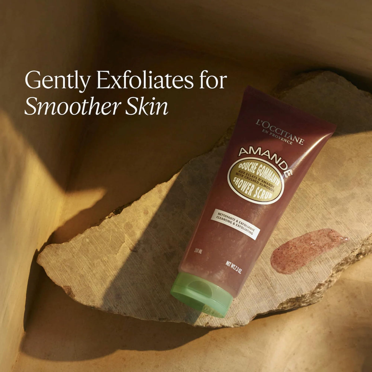 L Occitane Almond Shower Scrub 2 In 1 Exfoliating Body Wash - Premium Selection Official Imagery - 7