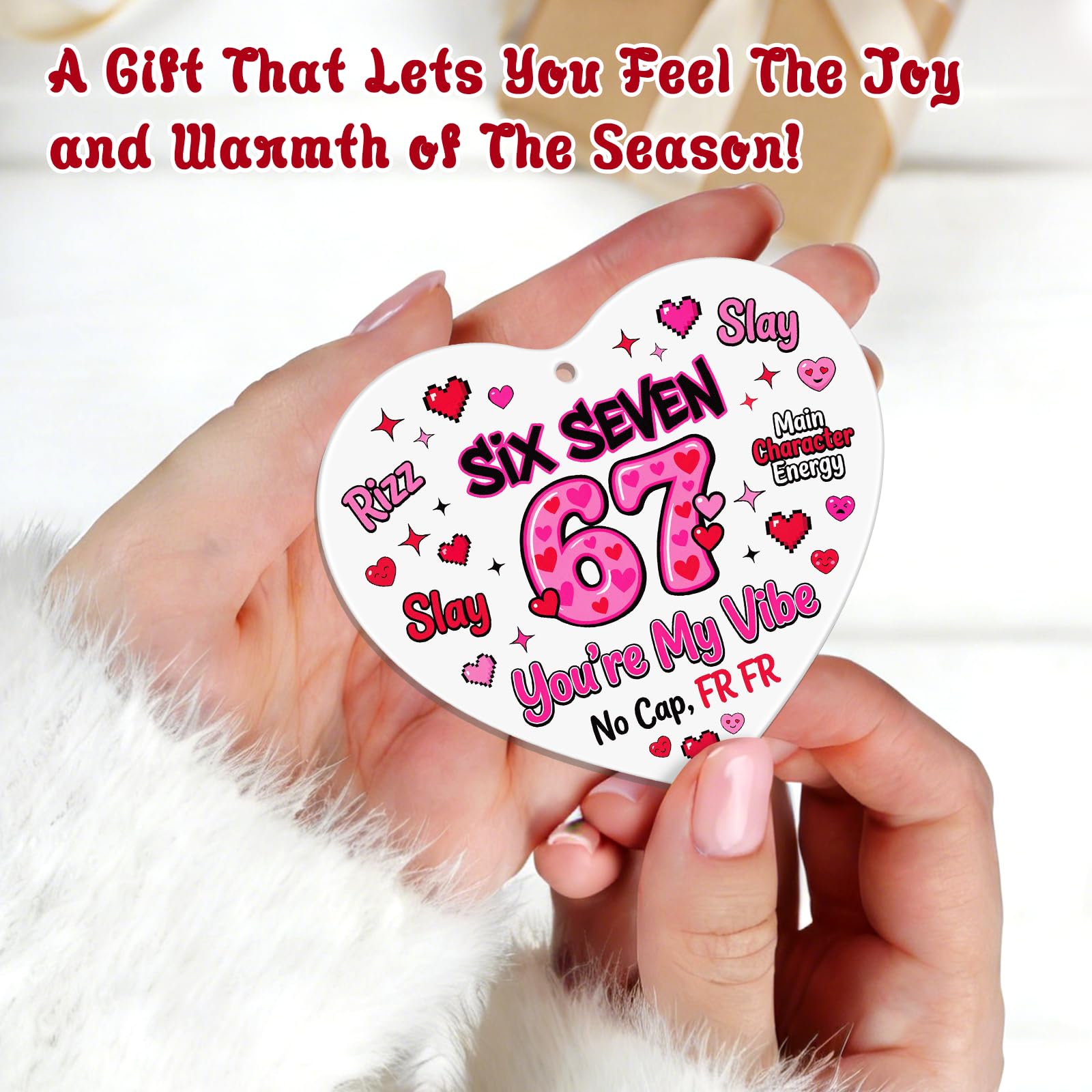 SICOHOME Funny 67 Meme Valentines Day Gifts for Him Her - Six Seven Pi - View 3