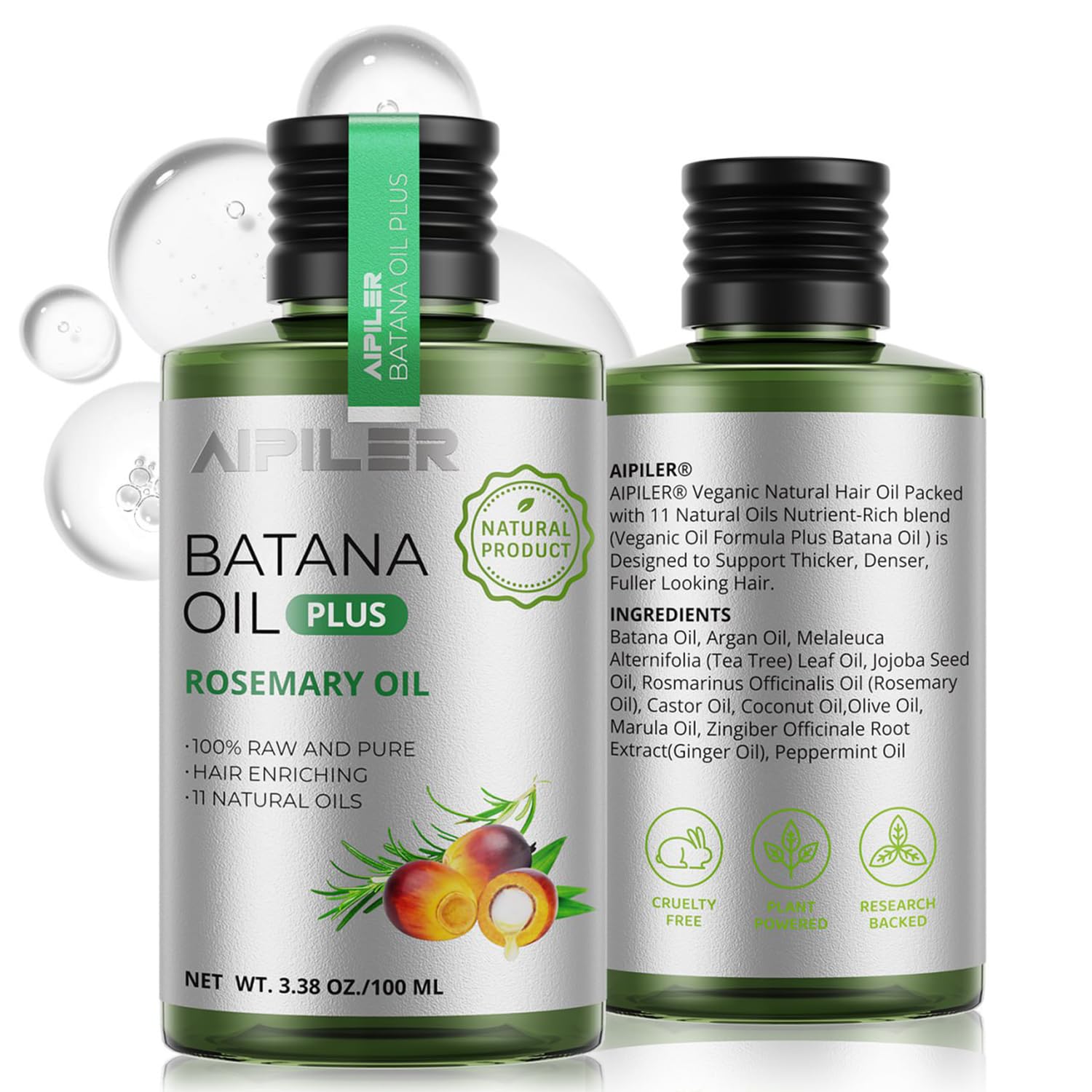 AIPILER Batana Oil Paste - Pure and Raw Honduras Oil Pre or Post - AIPILER Official Product View 9