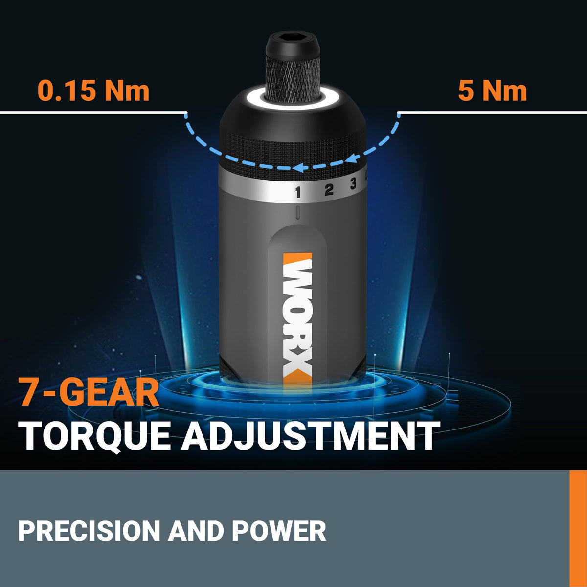 WORX Cordless Screwdriver 4V 30 Piece Accessory Kit WX242L - Premium Selection Official Imagery - 6