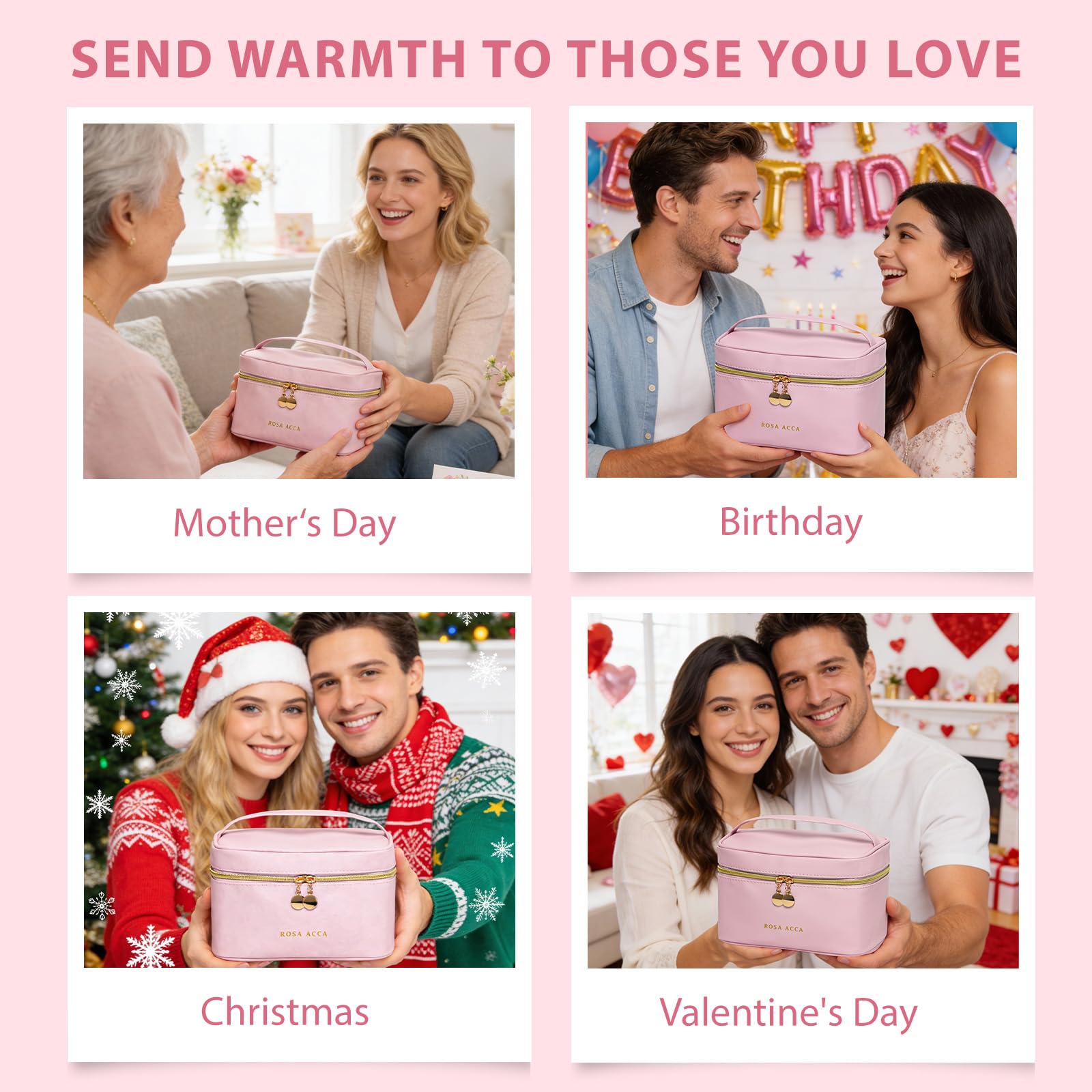 Gifts for Women, Gifts Basket for Women, 25 Pcs Rose Bath &amp; - RA ROSA ACCA