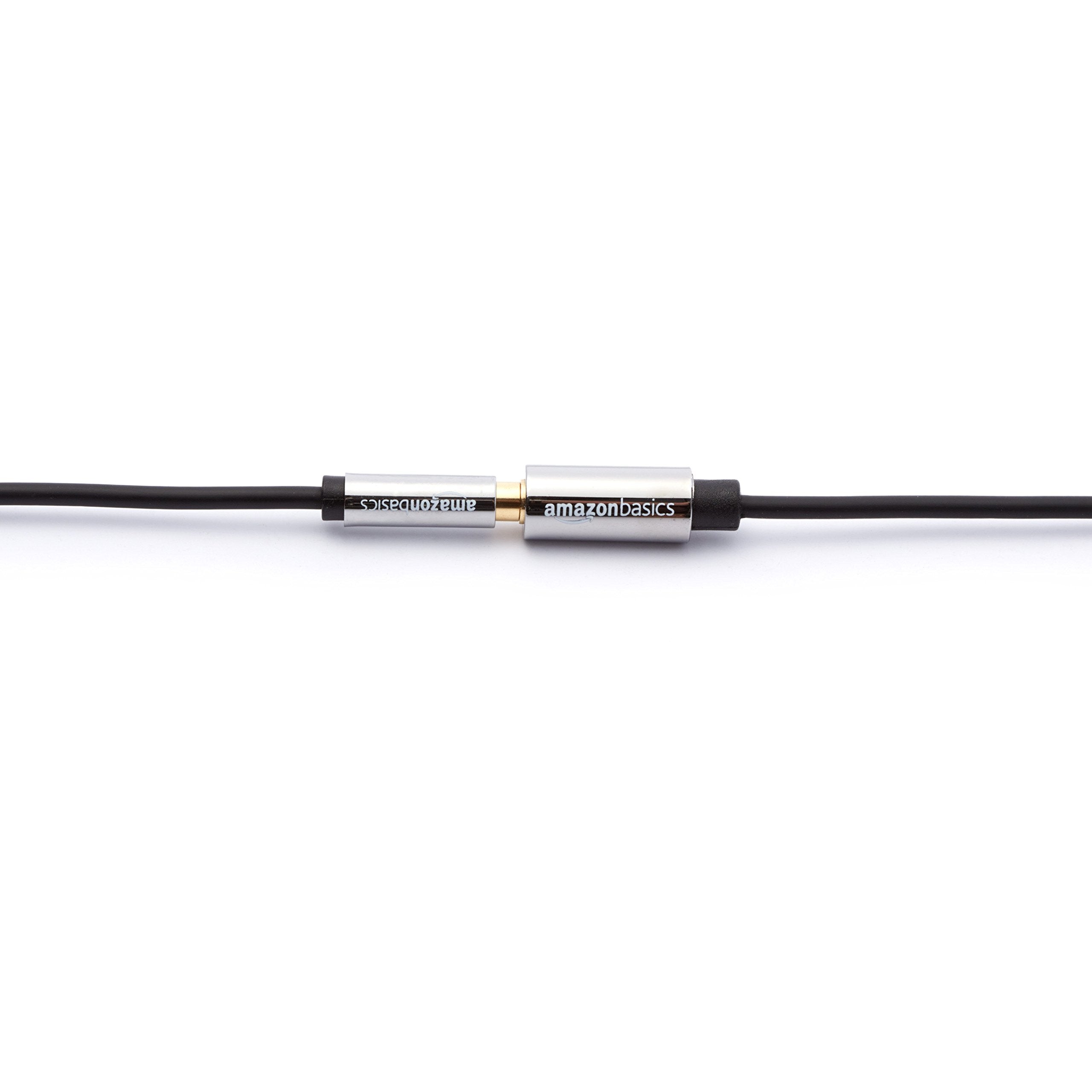 Amazon Basics 3.5mm Male to Female Stereo Audio Extension Cable f by Amazon Basics - Angle View 4