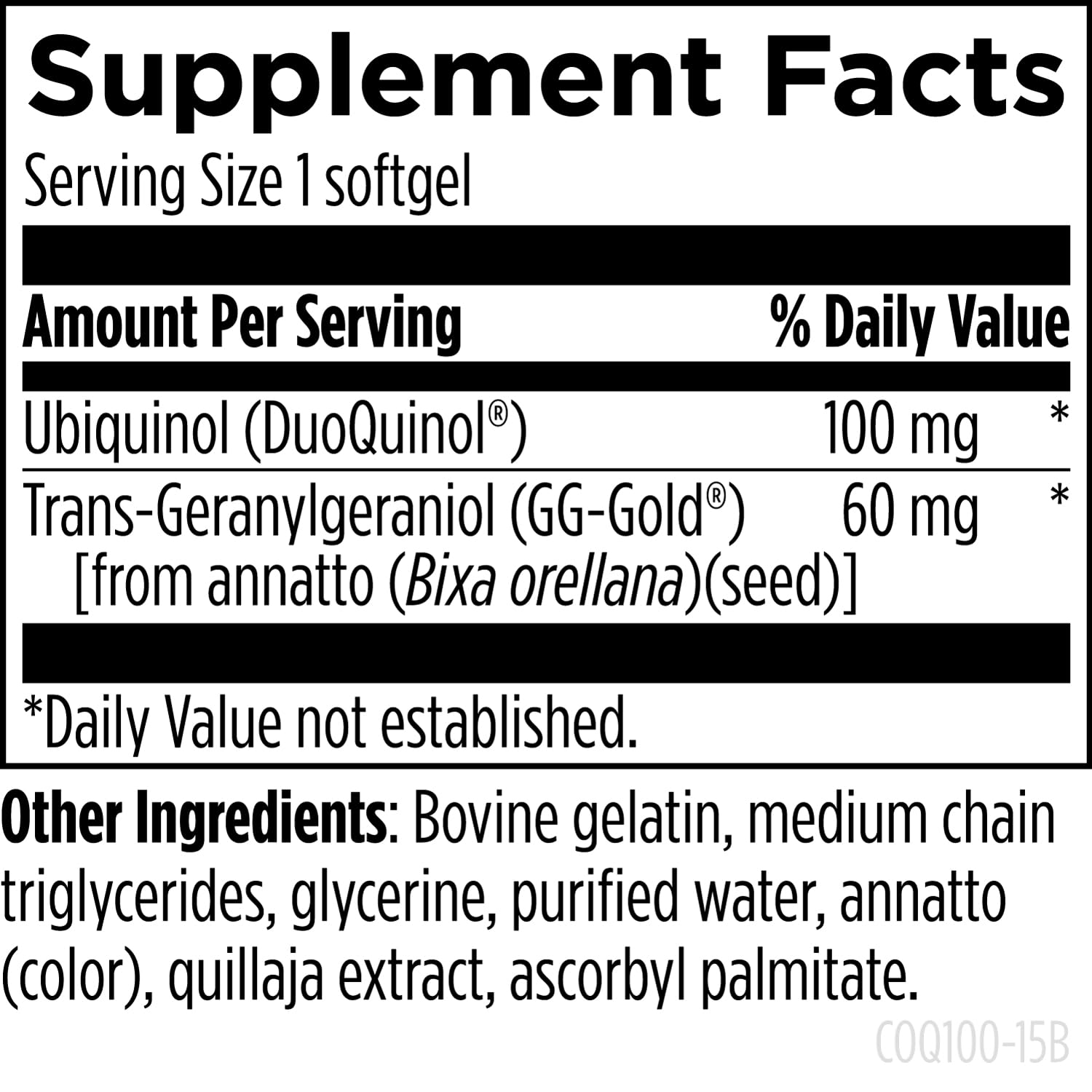 Designs for Health CoQnol 100 mg, CoQ10 Ubiquinol, 60 Softgels, 6 - Designs for Health Official Product View 5