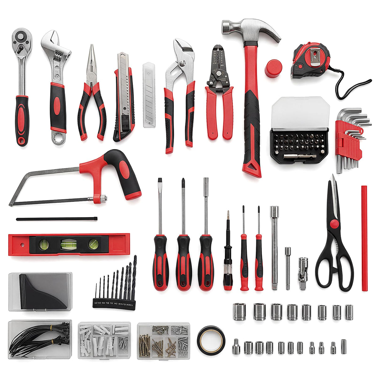 NEWBULIG 330 Piece Complete Tool Box Set Durable Homeowners - NEWBULIG Official Imagery - 4