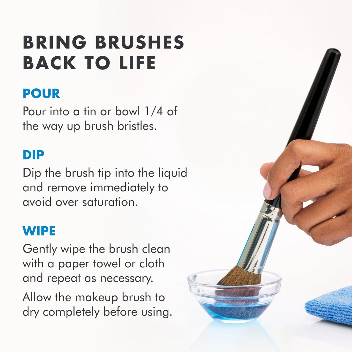 Cinema Secrets Original Blue Vanilla Makeup Brush Cleaner - CINEMA SECRETS Official Imagery - 7