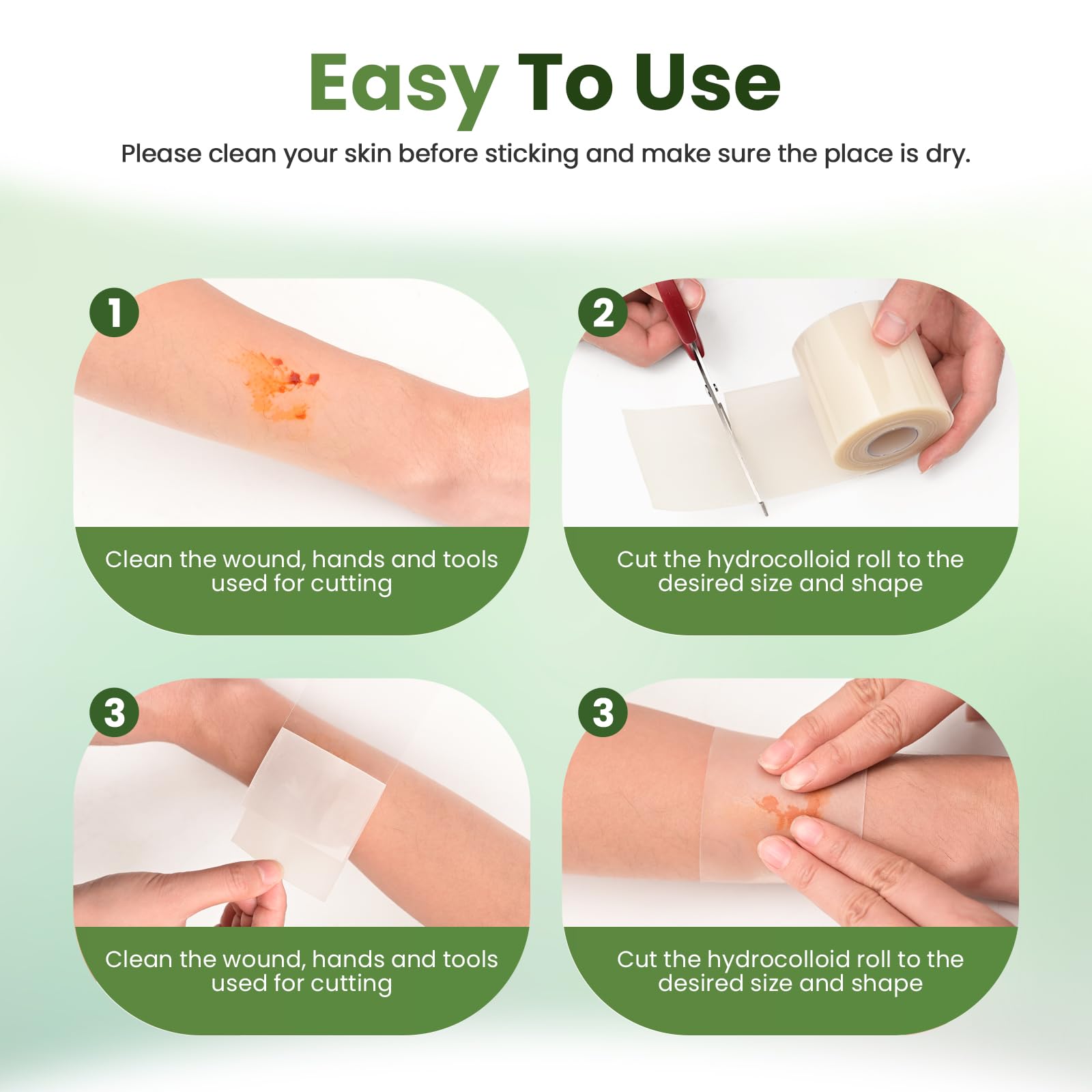 Hydrocolloid Roll Gel Bandages - Kimihome Official Imagery - 8