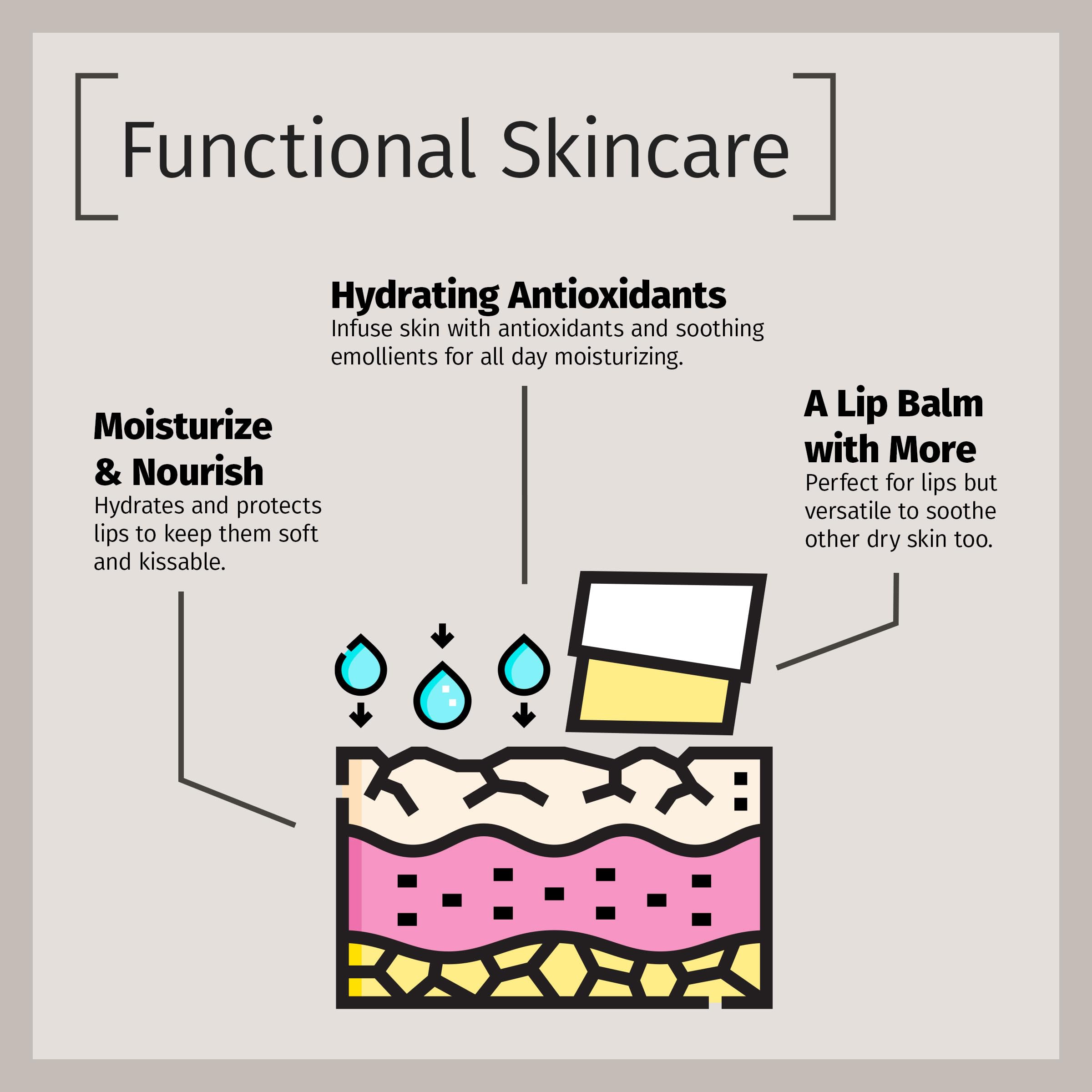 Vitamin E Stick, Hydrating Lip Balm & Under Eye Care, Pack of 3 - Reviva Labs Official Product View 7