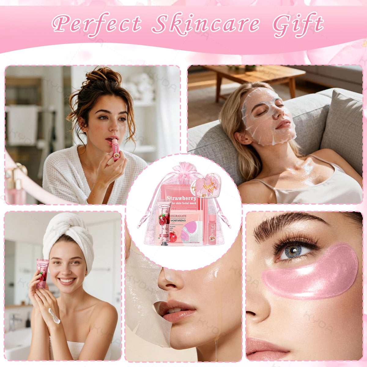 KYDA 72 Pcs Bulk Gifts for Women Spa Sleepover Party - KYDA Official Imagery - 6