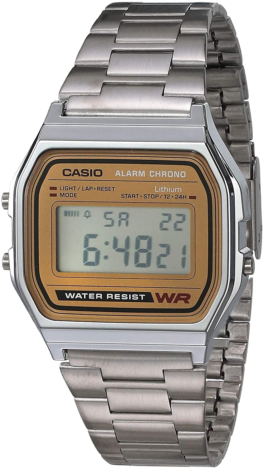 Casio A158WA Series | Unisex Digital Watch | Vintage | WR | 100 SEC St - View 8