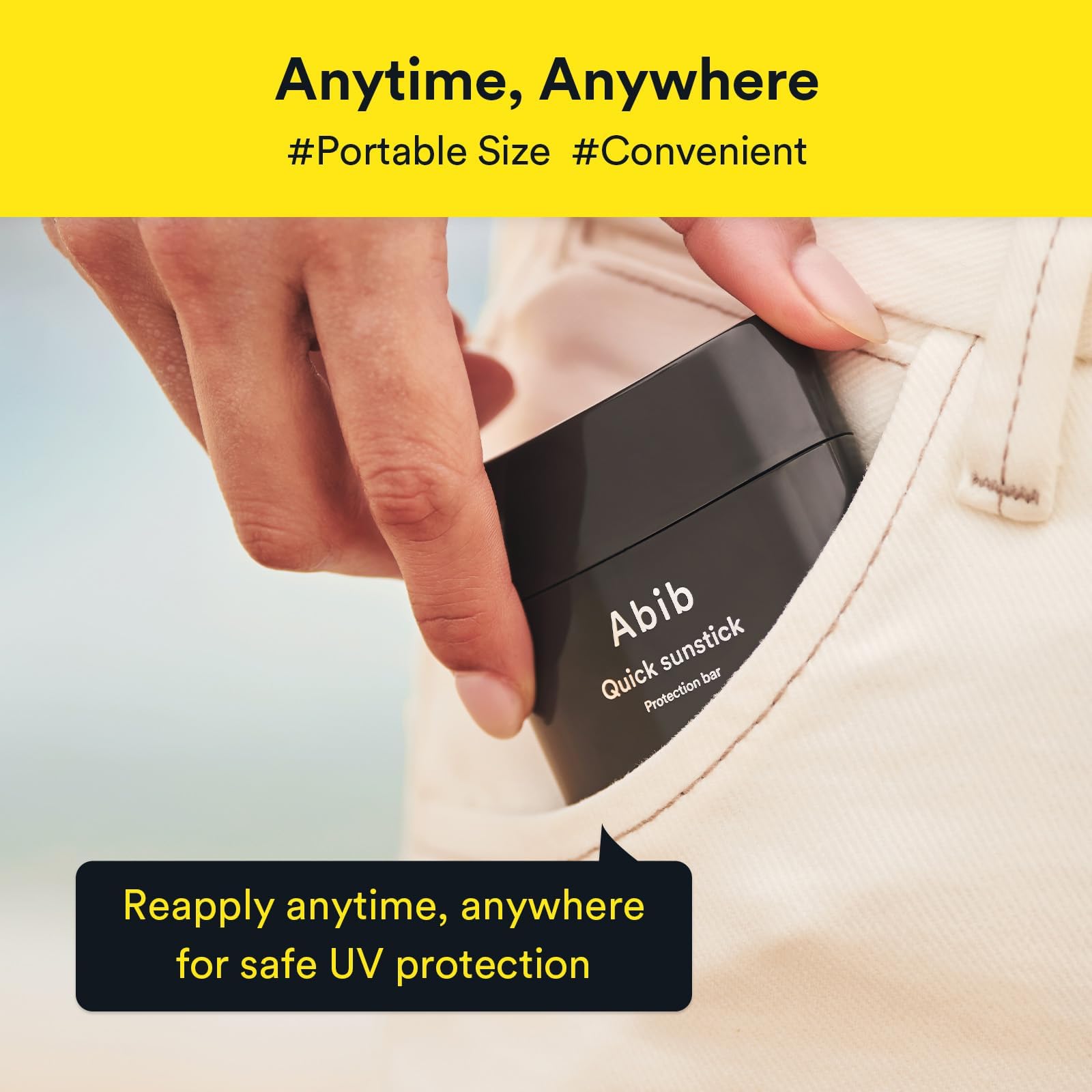 Abib Quick Sunstick Protection Bar SPF50 Broad Spectrum - Abib Official Product Imagery - 8