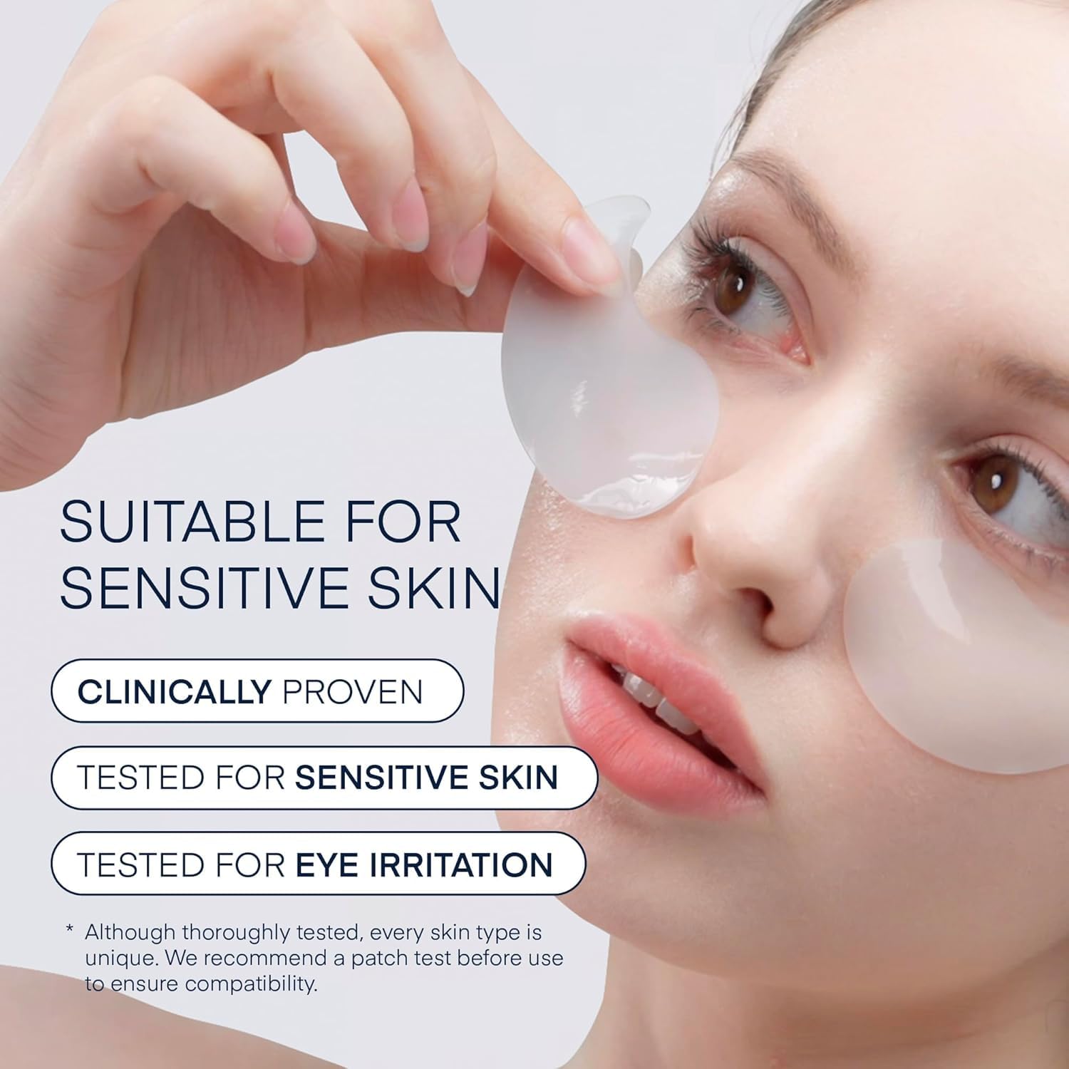 TEREZ & HONOR Caffeine Eye Patches - 6 Pairs Korean Hydrogel Under Eye Masks for Dark Circles, Puffiness, Bags - Undereye Brightening, Hydrating & Cooling, Travel & Gift Ready Skincare Eye Pads - TEREZ & HONOR Official Product View 4