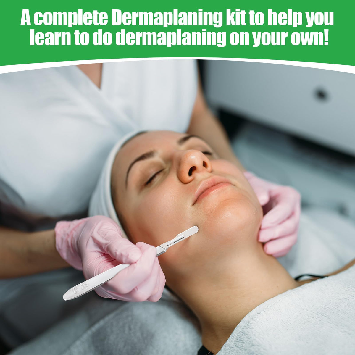 Geiserailie 10R Blades Dermaplaning Kit Complete Dermaplane - Geiserailie Official Imagery - 8