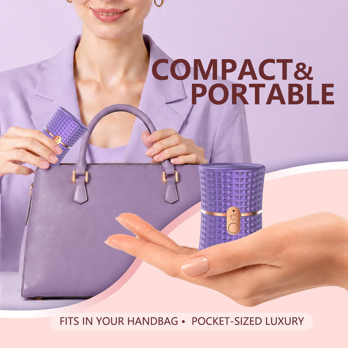 Travel Shaver for Women Cordless USB C Rechargeable Hair - Beclerpur Official Imagery - 6