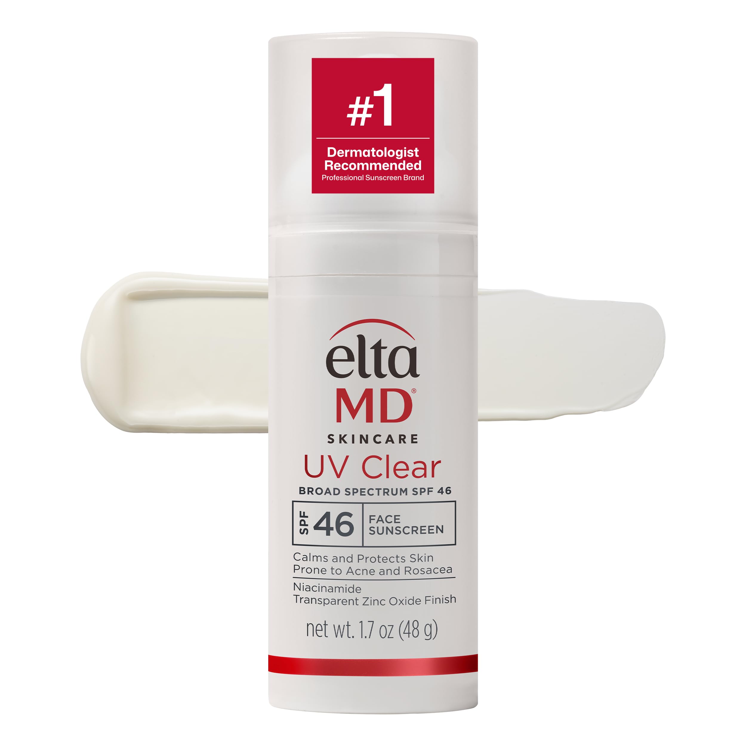 EltaMD UV Clear Face Sunscreen with Zinc Oxide Oil Free SPF - Premium Selection Official Imagery - 1