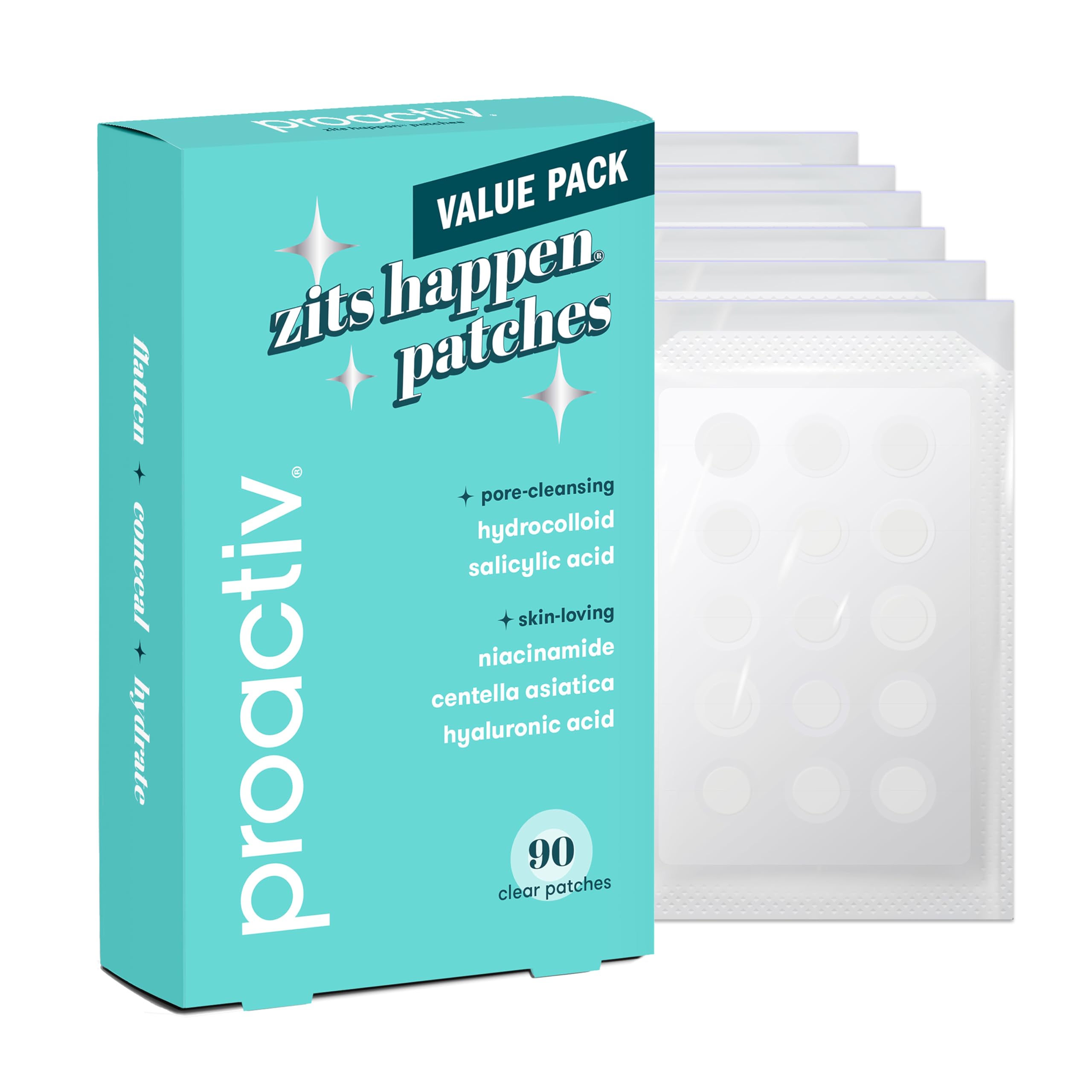 Proactiv Zits Happen® Hydrocolloid Acne Patches, Pimple Patches - Product Imagery